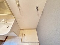 室内洗濯機置き