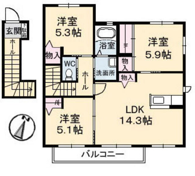 リアルエステート東原弐番館 B棟
