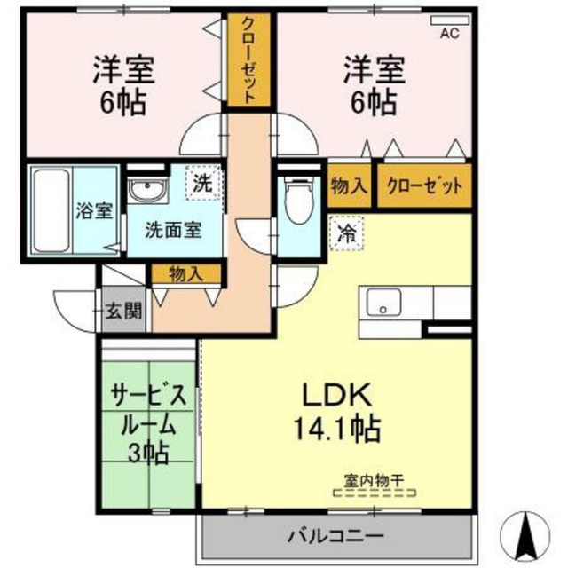 フェリス高柳 A棟