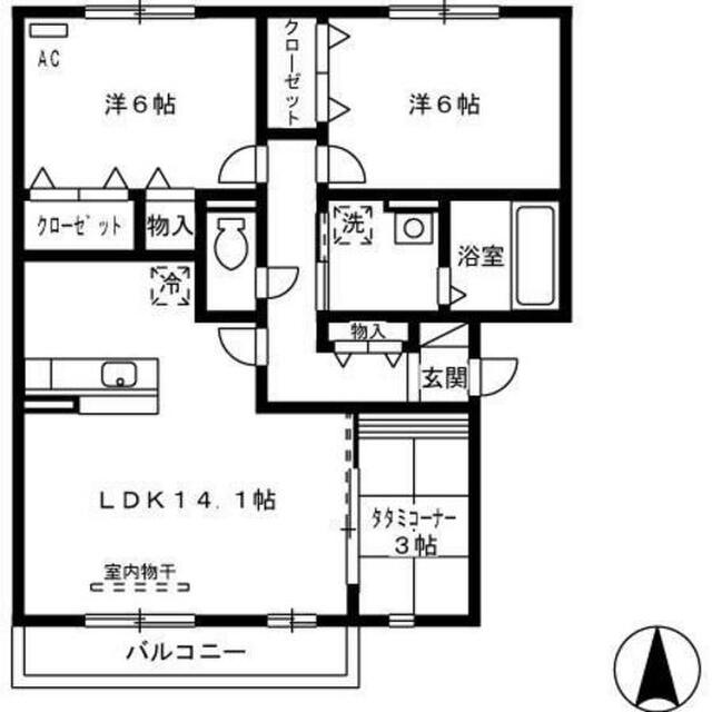 フェリス高柳 A棟