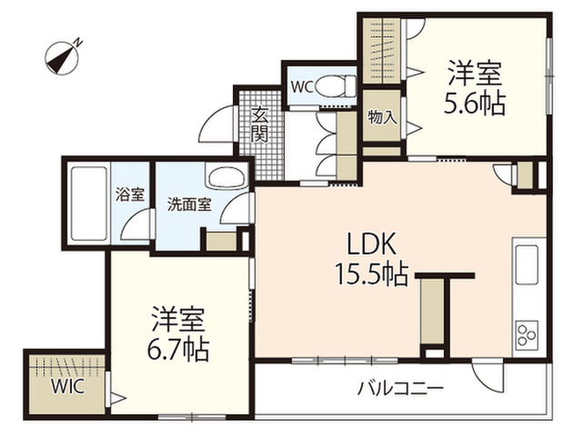 アズール庚午北