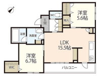 アズール庚午北