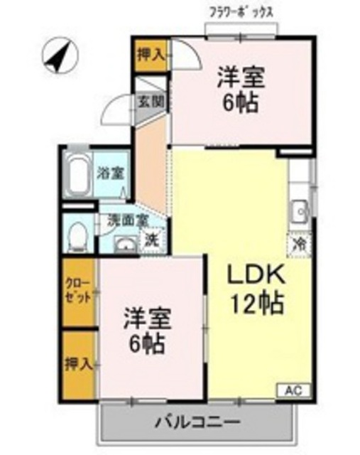 ハイツNINOWARI A棟