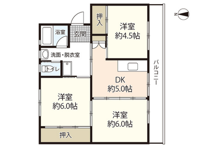 ビレッジハウス井口6号棟