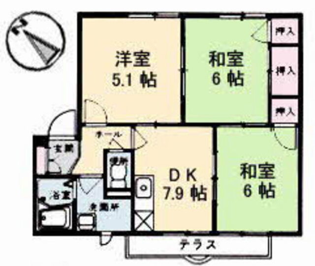 フレグランスYURI  A棟