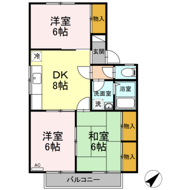 クレエルK B棟