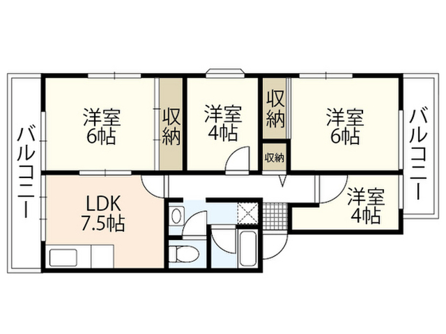 鈴が峰第5団地 6号棟