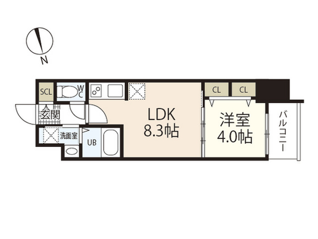 S-RESIDENCE国泰寺町二丁目