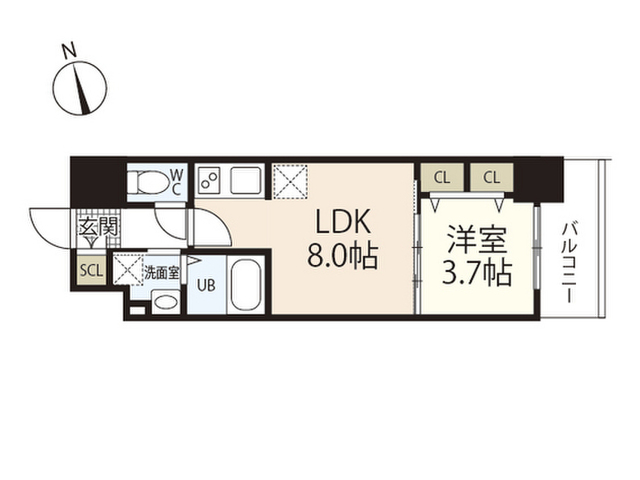 S-RESIDENCE国泰寺町二丁目