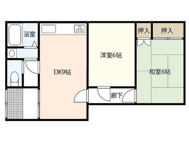 江波アパート(右)