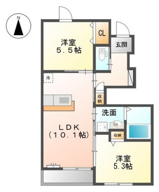 メゾン ラフィネB棟