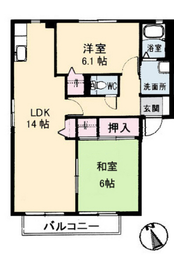 シャルマン高須 B棟