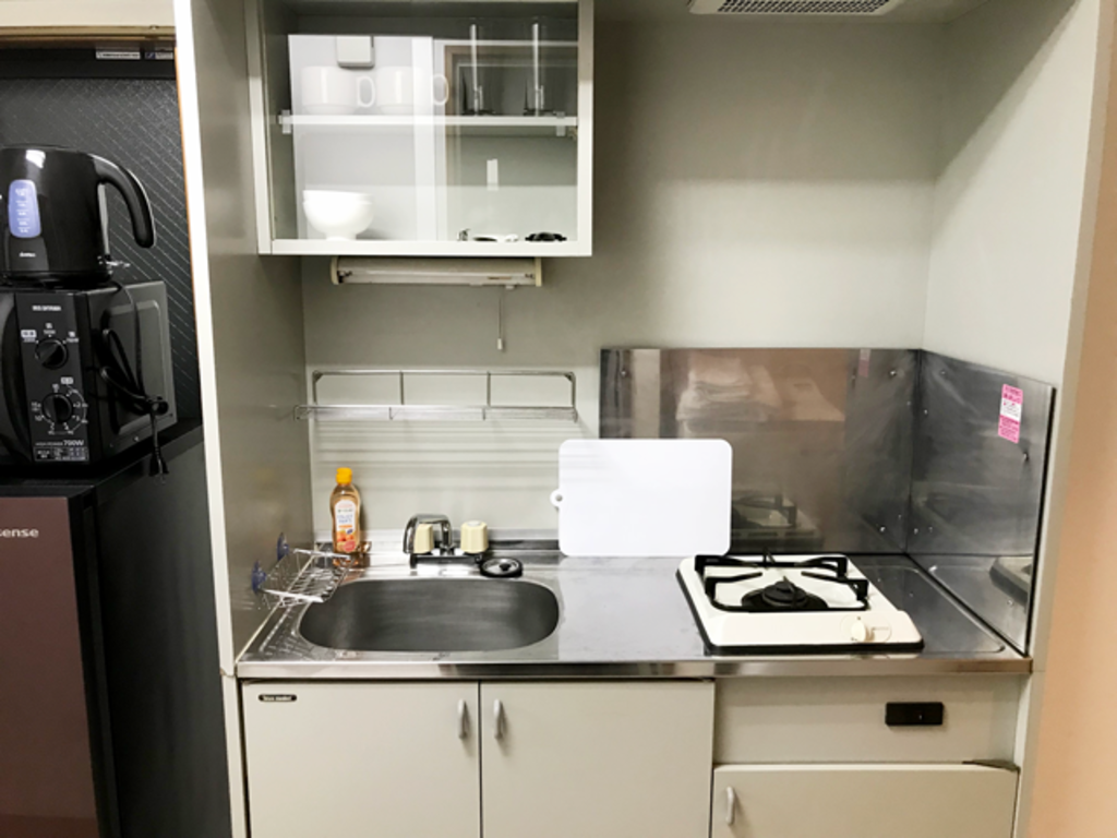 エールマンスリー東白島 壱番館 1K キッチン エールマンスリー東白島 壱番館 1K キッチン